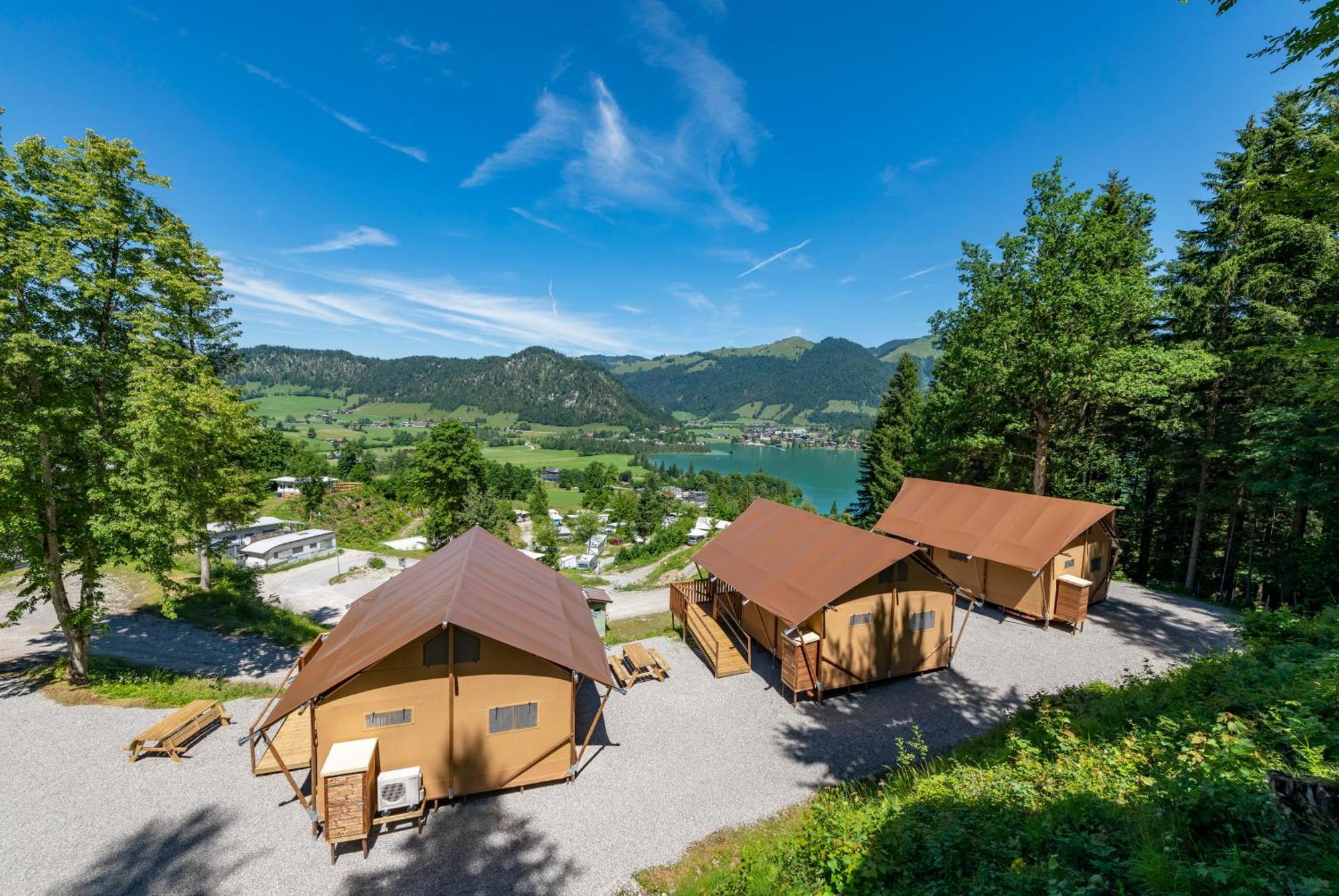 Ferienpark Terrassencamping Sued-See Walchsee Rum bild